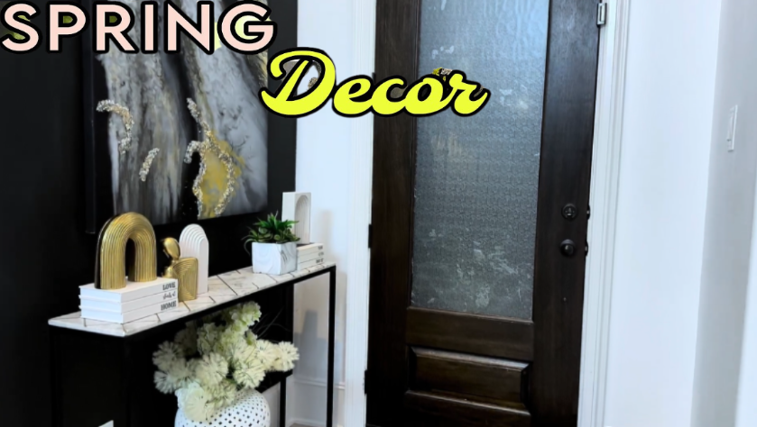A simple entryway refresh that feels perfect for spring