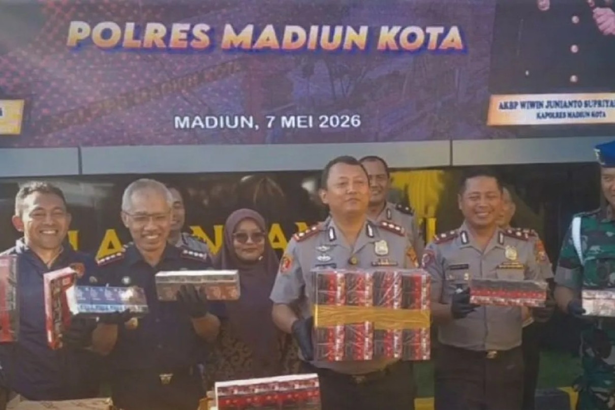 Polisi gagalkan pengiriman rokok ilegal senilai Rp3 miliar di Madiun