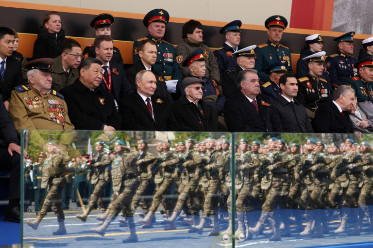 Amid Ukraine’s daring assaults, Russia scales back Victory Day celebrations