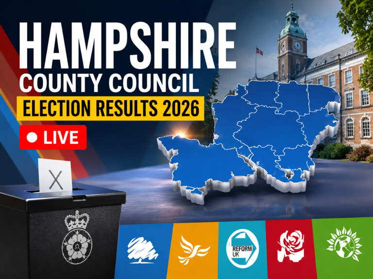 Hampshire County Council election results 2026 live: Conservatives lose ...