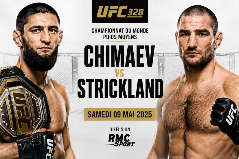 UFC 328 Chimaev vs Strickland : à quelle heure, sur quelle chaîne