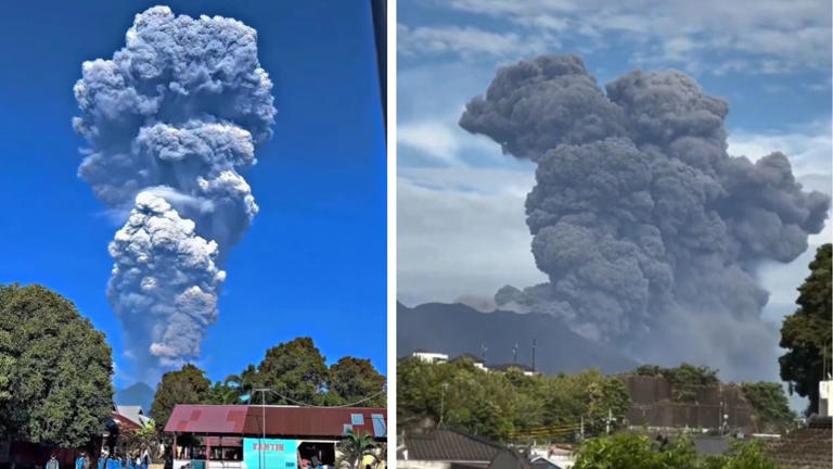 Indonesia's Mount Dukono volcano erupts: Three hikers dead, 10 missing
