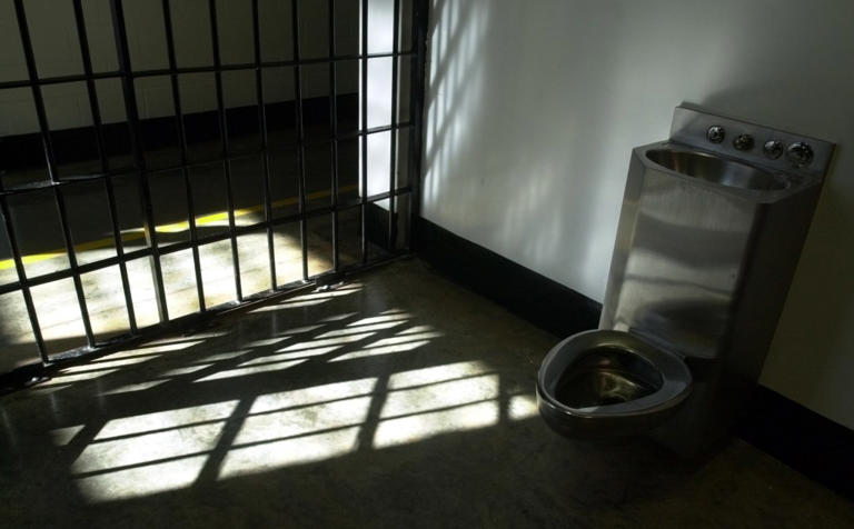 A recreation cage at the Polunsky Unit, similar to where Horner will get an hour of exercise per day for the rest of his life. ASSOCIATED PRESS