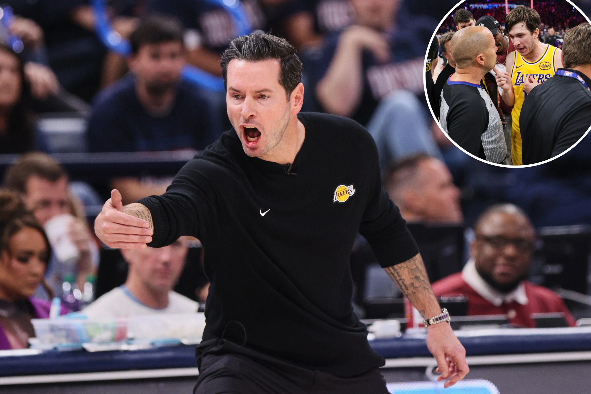 Lakers can’t cry over refs in Game 2 loss to Thunder: 'Disrespectful'