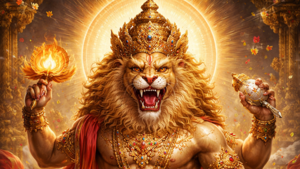The untold battle between Shiva & Vishnu’s Narasimha avatar