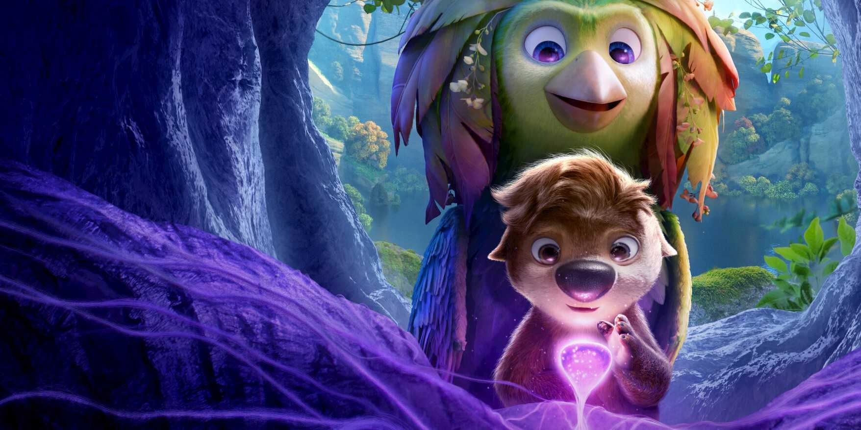 Ollie and Ivy look at a magic pod in Swapped