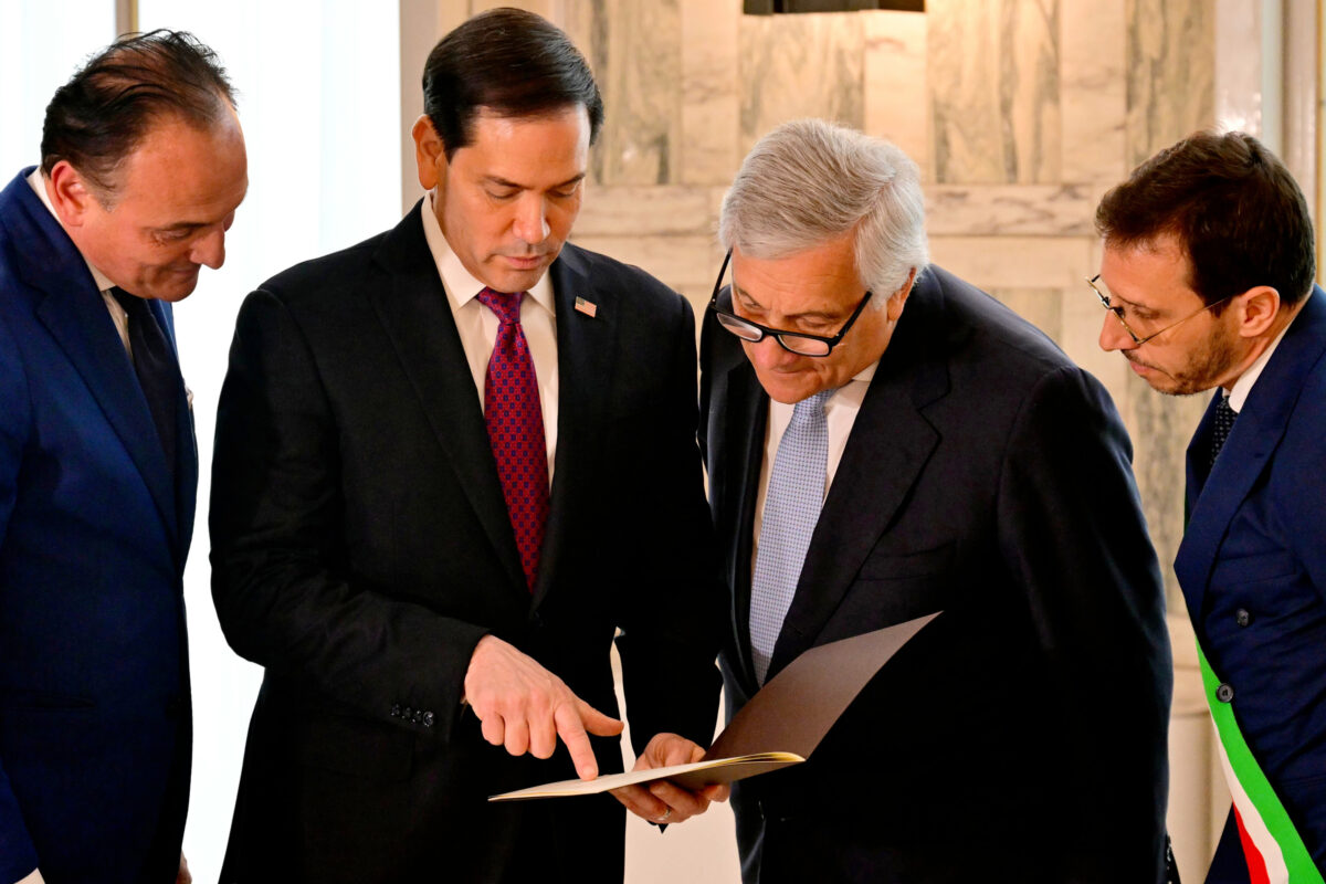 Marco Rubio a Roma, il segretario USA vede Tajani e Meloni ...
