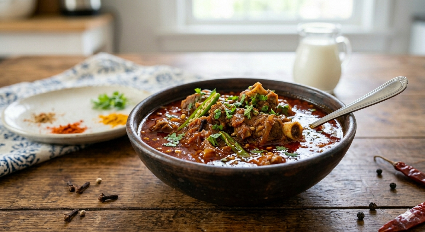 Traditional Kohlapuri mutton recipe: Authentic recipe with spicy ...