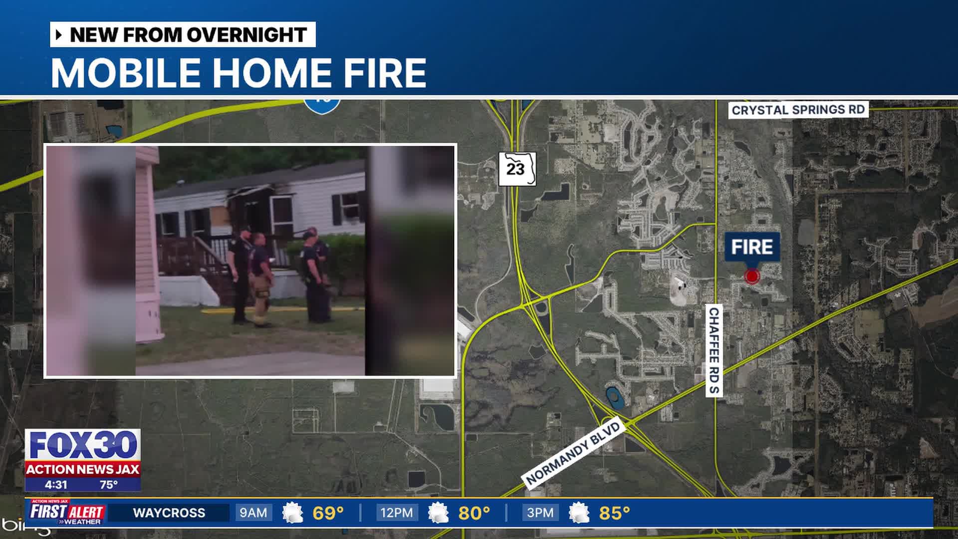 Westside mobile home fire being investigated as arson