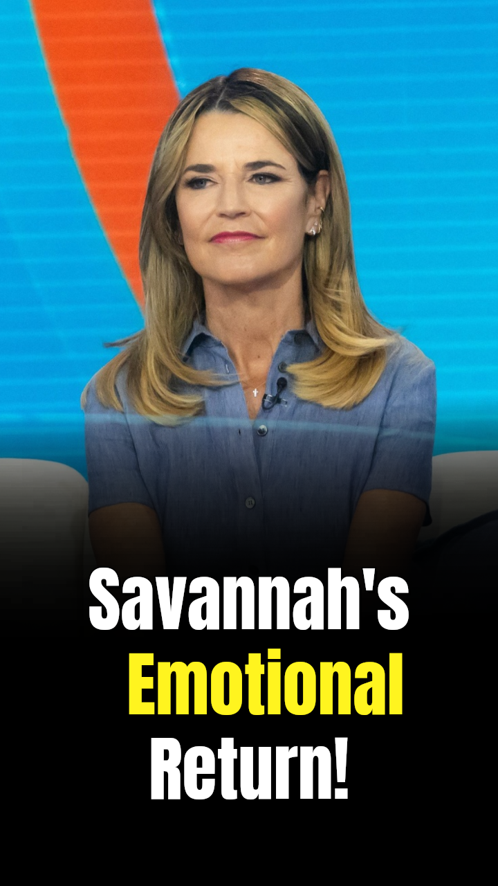 Savannah Guthrie returns to 'Today' show after abruptly leaving amid ...