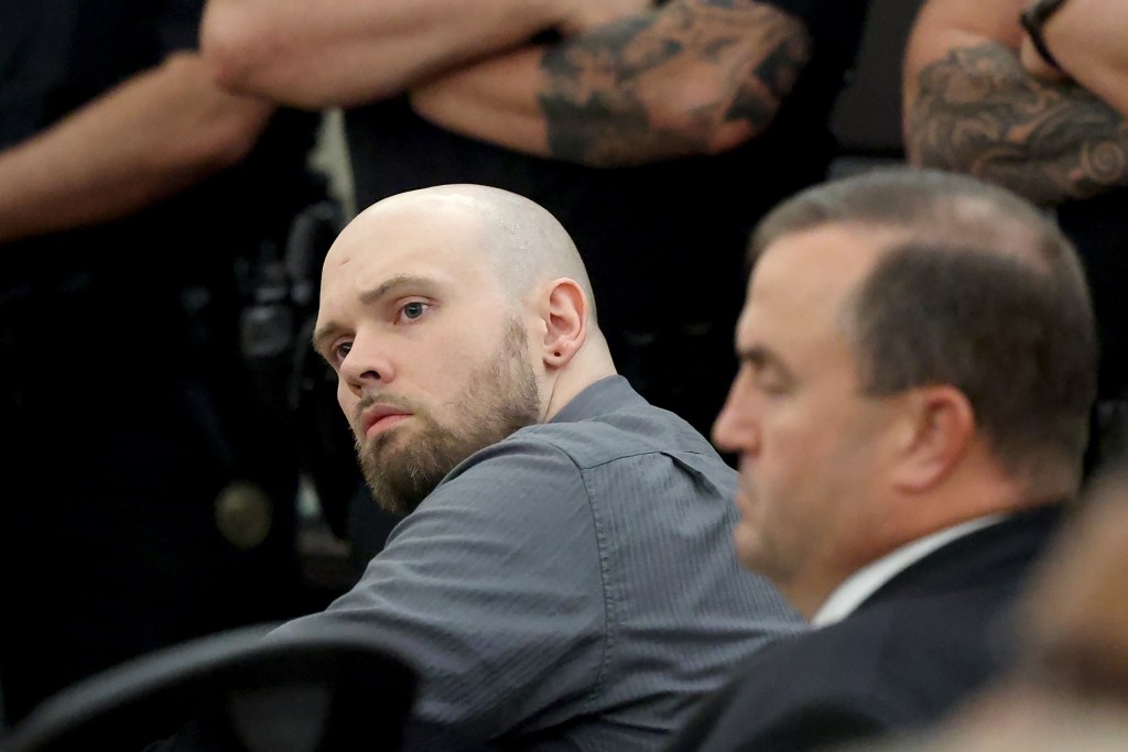 Tanner Horner, 34, showed zero emotion as he learned his fate. AP