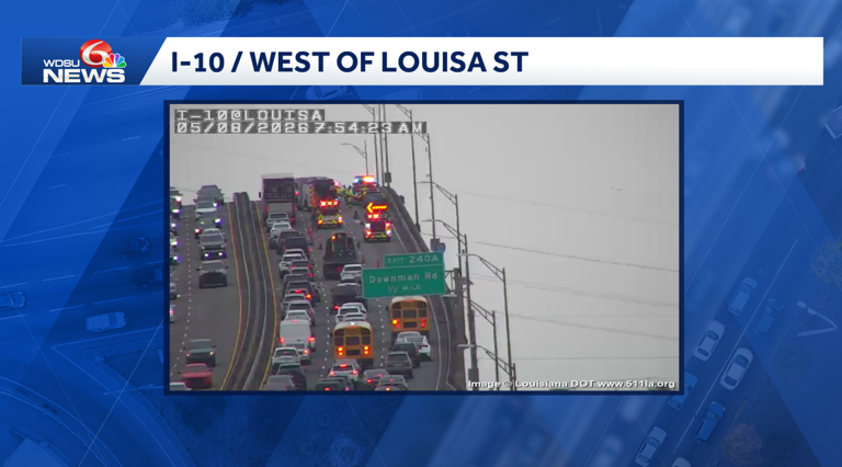 All lanes open but backups remain after vehicle fire on I-10 East on ...