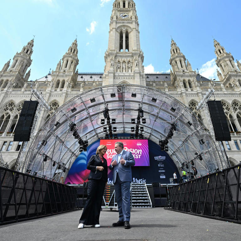 Wiens große Song Contest-Fanmeile ist fast startbereit