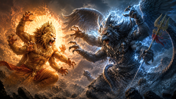 The untold battle between Shiva & Vishnu’s Narasimha avatar