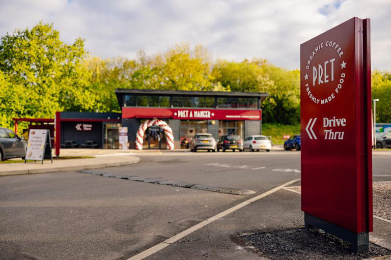 Pret A Manger opens new drive-through at M6 services in UK first