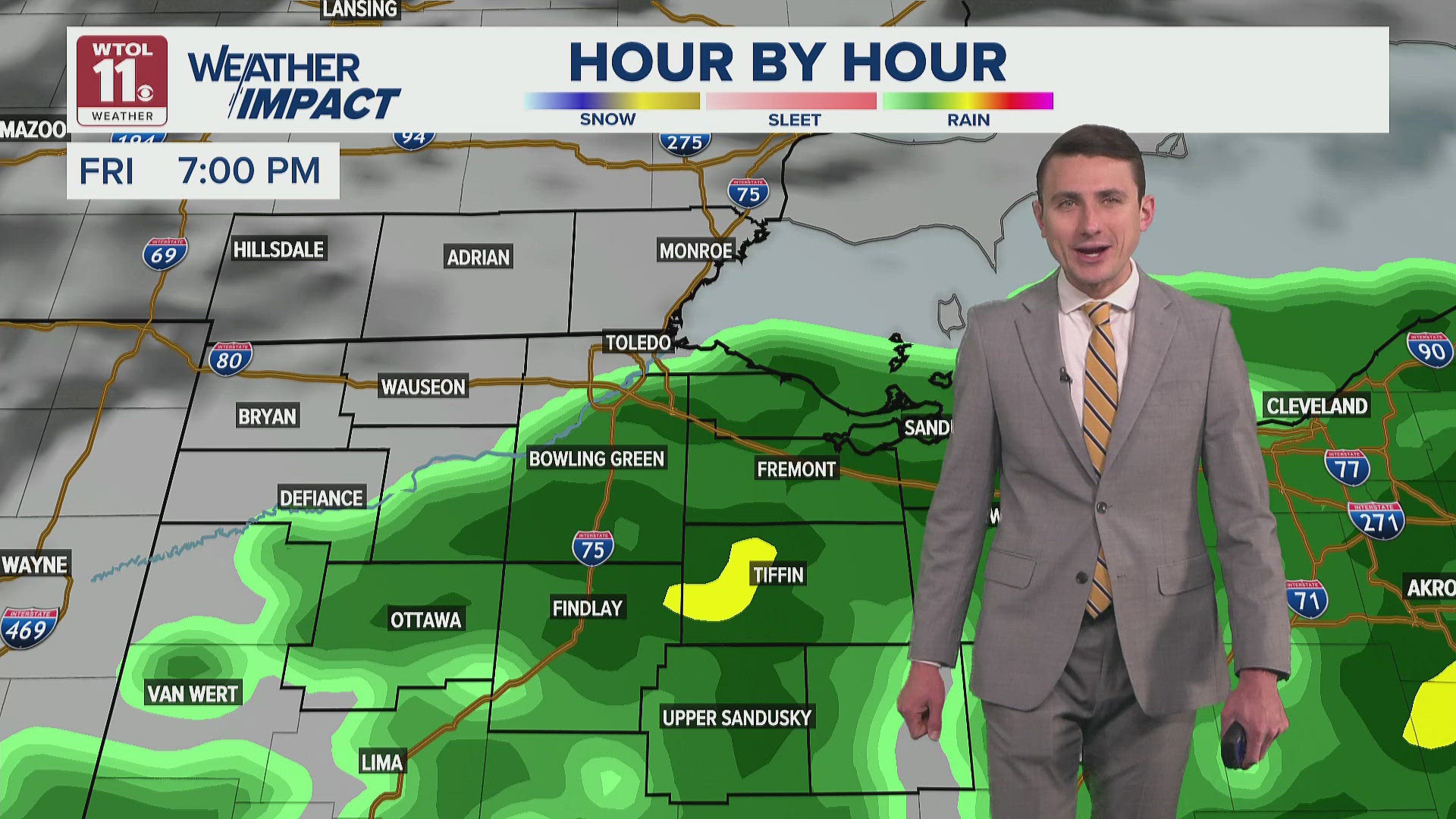 Cool and cloudy Friday brings evening showers; weekend to bring warmer ...