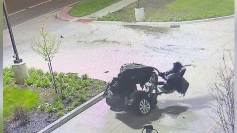 Warren woman bruised after car was split in half by speeding driver in ...
