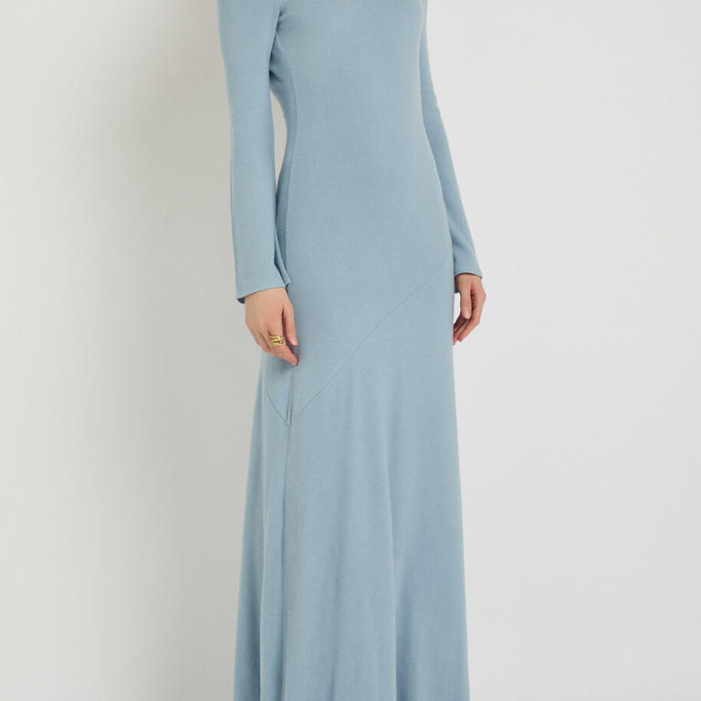 princess polly baby blue dress Reformation Frankie Silk Dress by Reformation