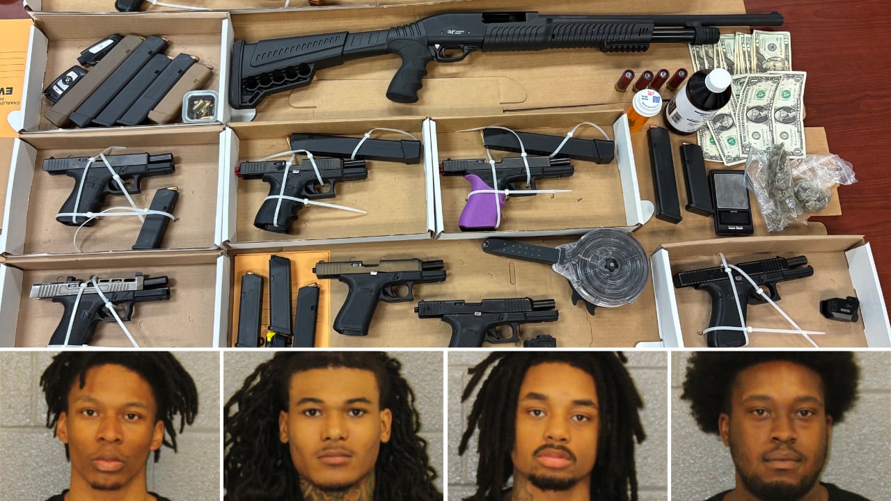 Off the street: 5 arrested after FBI tip leads CMPD to stash of illegal ...
