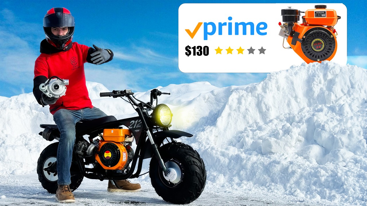 Amazon turbo diesel mini bike build!