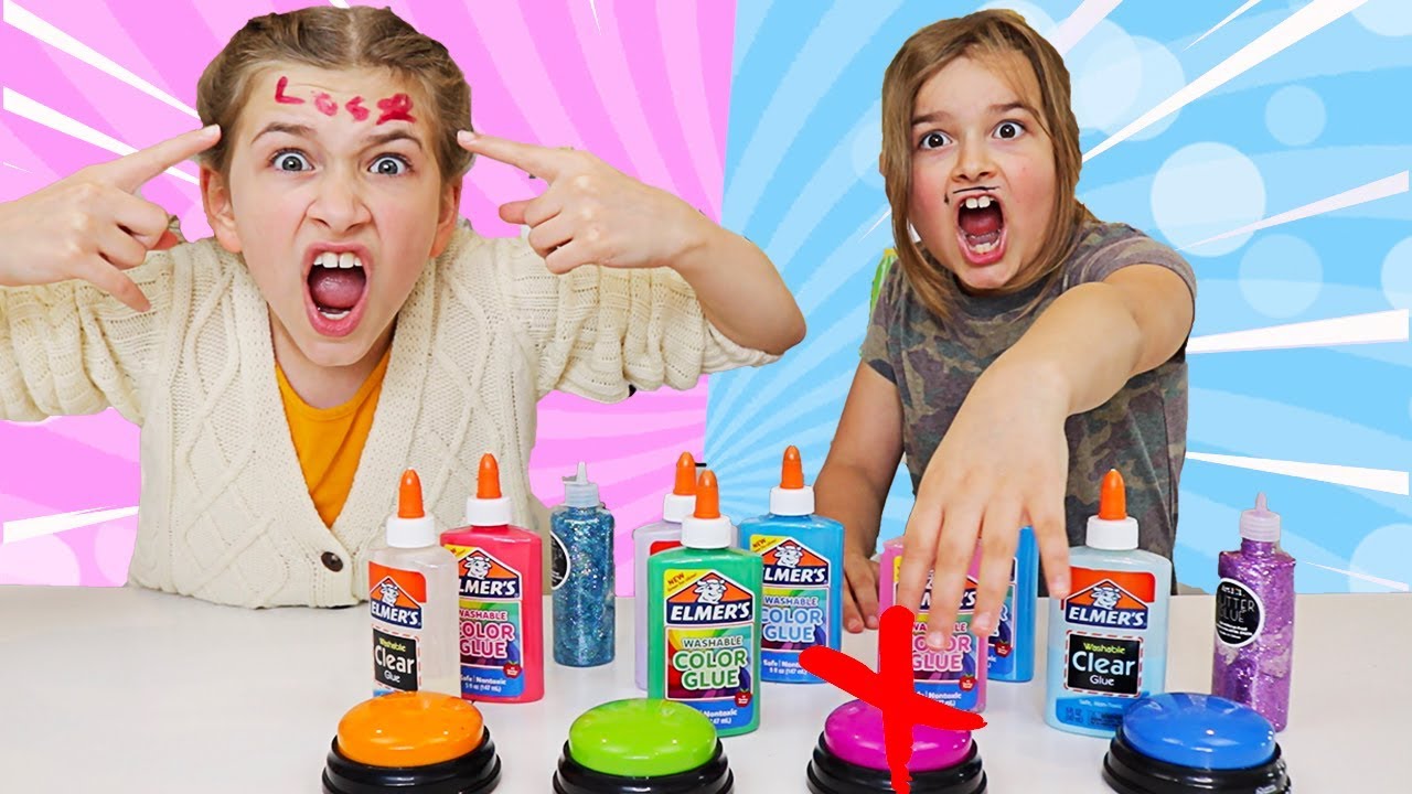 Don't push the wrong button slime challenge! Truth or dare! | JKrew