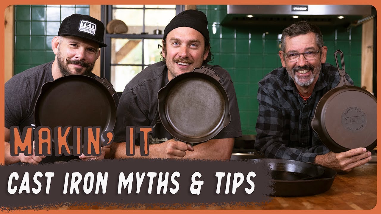 Debunk common myths while learning proper cast iron skillet care