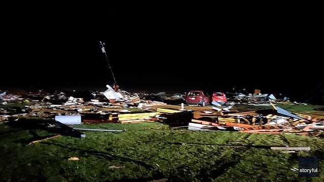 Tornado aftermath footage shows maximum damage in Bogue Chitto, Mississippi