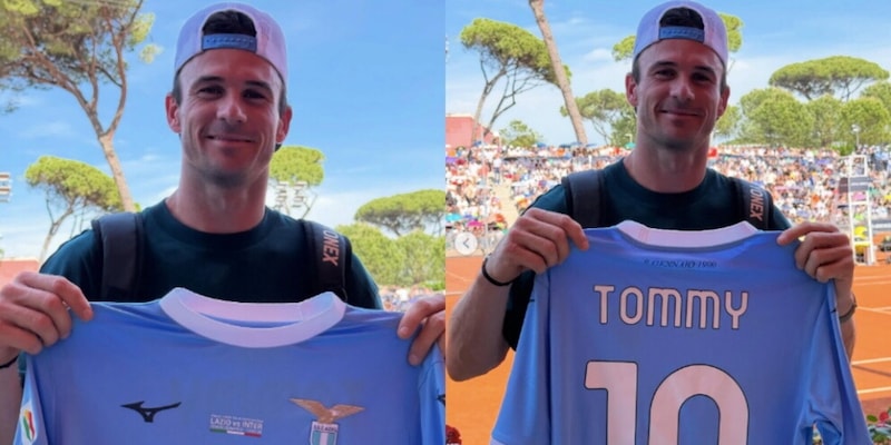 Tommy Paul con la maglia della Lazio agli Internazionali scatena i ...