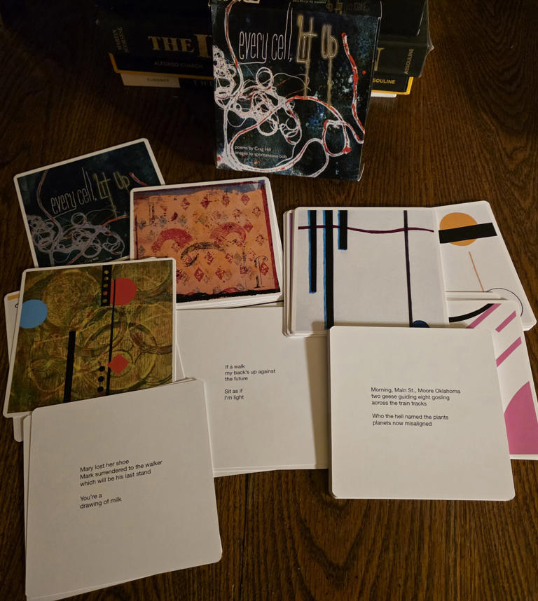 An Oklahoma artist and poet teamed to create 'a book you can shuffle'