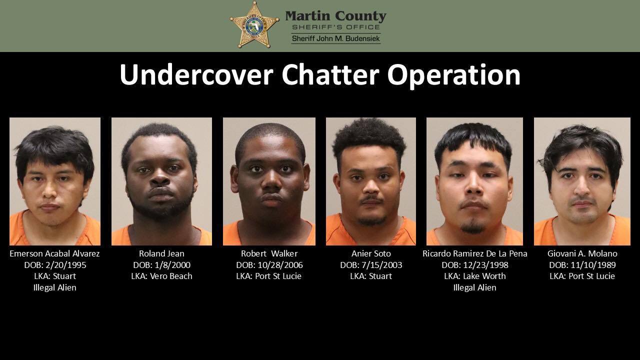 Watch live: 6 men arrested in undercover sex sting in Martin County