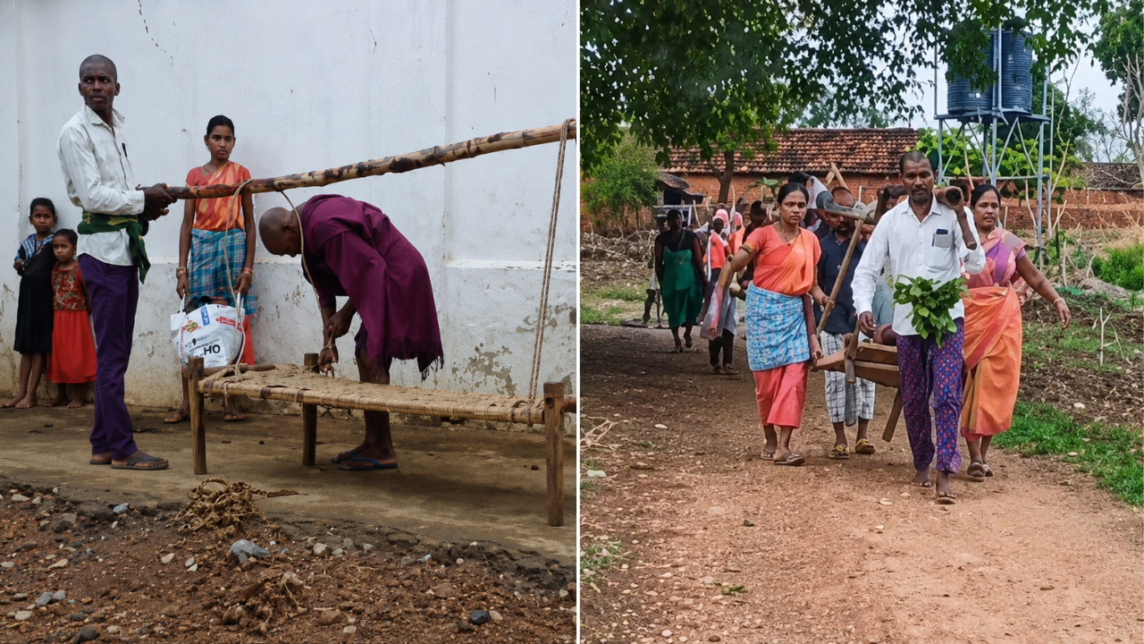 Pregnant woman carried on cot to hospital in Odisha, sparks outrage ...