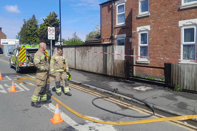 Part of Coventry road cordoned off after fire breaks out