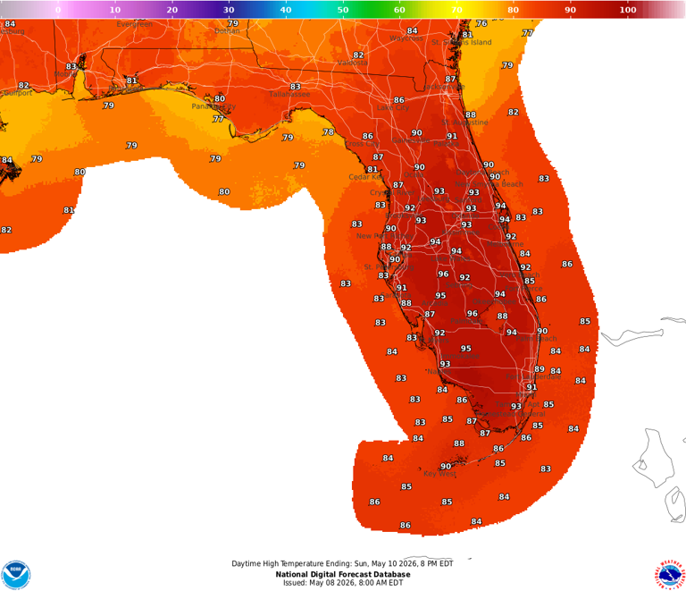 Planning outdoor fun for Mother's Day? Here's your Florida forecast