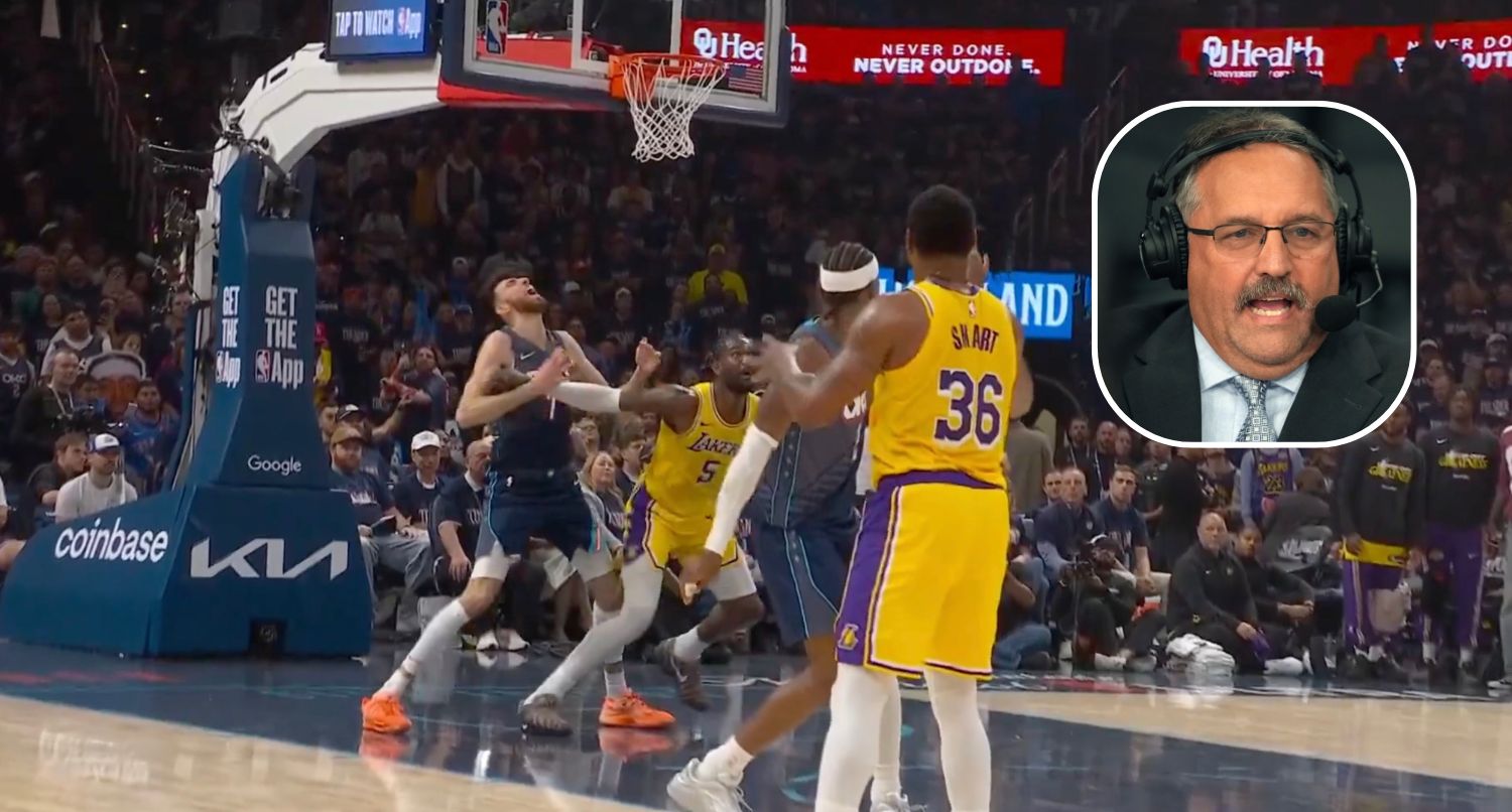 NBA announcer calls out embarrassing flop
