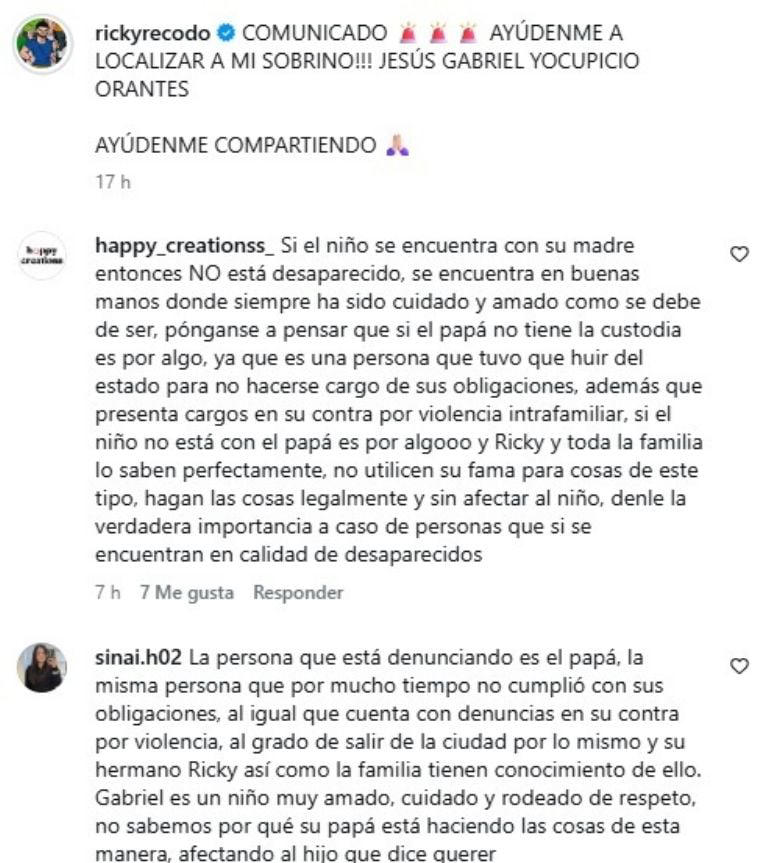 Surgen nuevos detalles de la desaparición del sobrino del vocalista de ...
