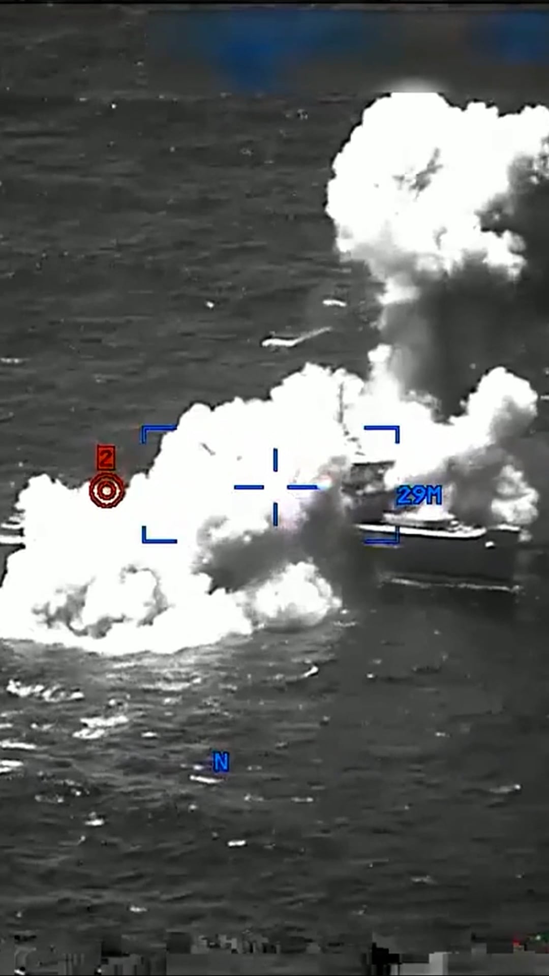 US targets Iranian military sites following attack on US warships