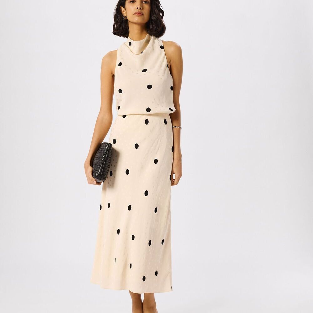 midi white fit and flare dress Fit-and-Flare Cotton Midi Dress with Bow Pure White / 12