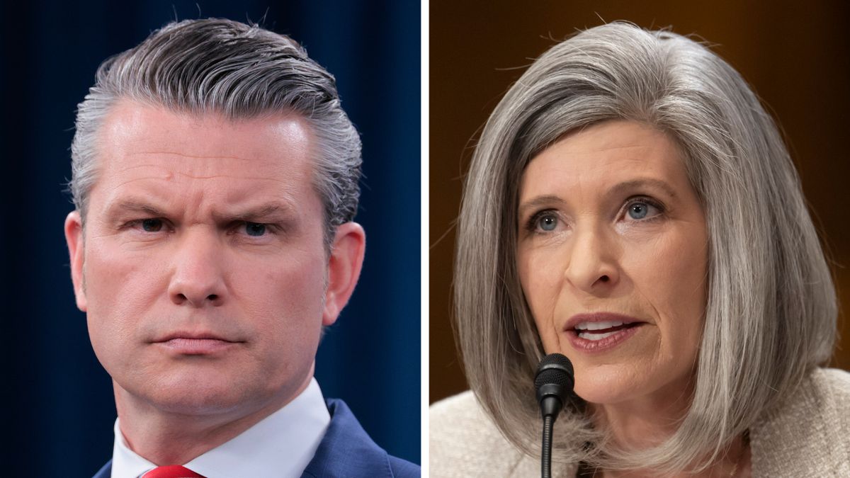 Did Joni Ernst expose Pete Hegseth for 'stolen valor' by asking to see combat badge during Senate hearing?