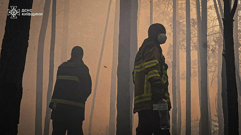 Ukraine : un vaste incendie dans la zone d'exclusion de Tchernobyl