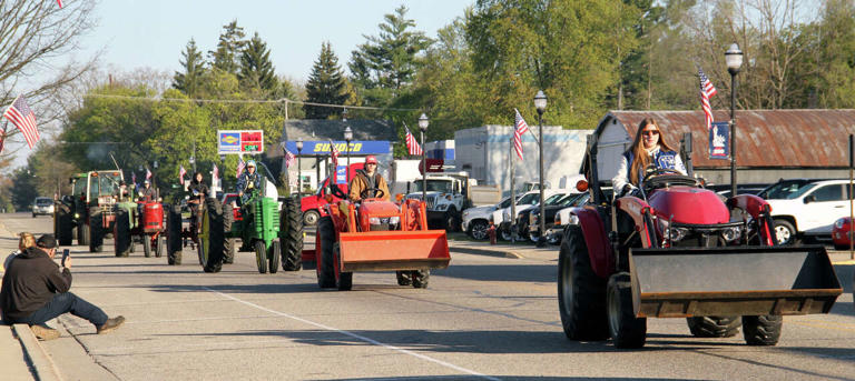 Photos: Coleman seniors roll through town for Drive Your Tractor to ...