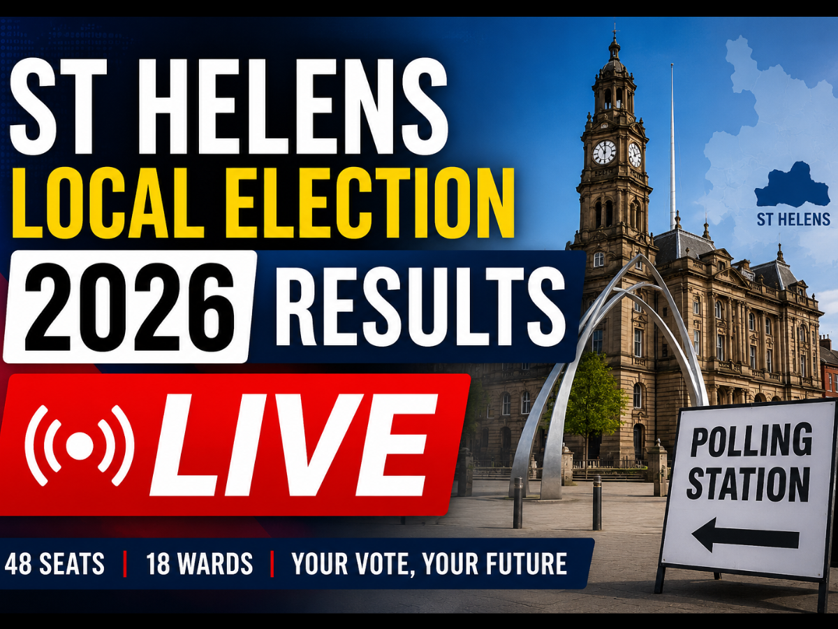St Helens local election 2026 results live: Who is leading? - 48 seats ...