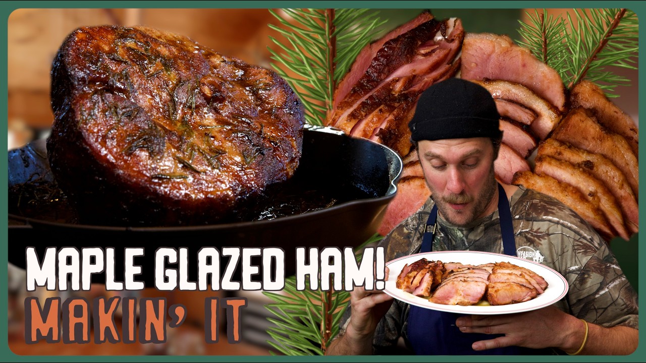 Glaze a holiday ham with sweet and savory maple syrup