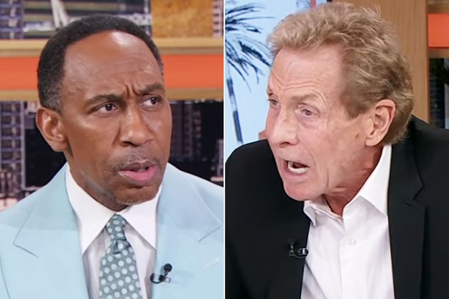 Stephen A Smith and Skip Bayless clash in fiery 