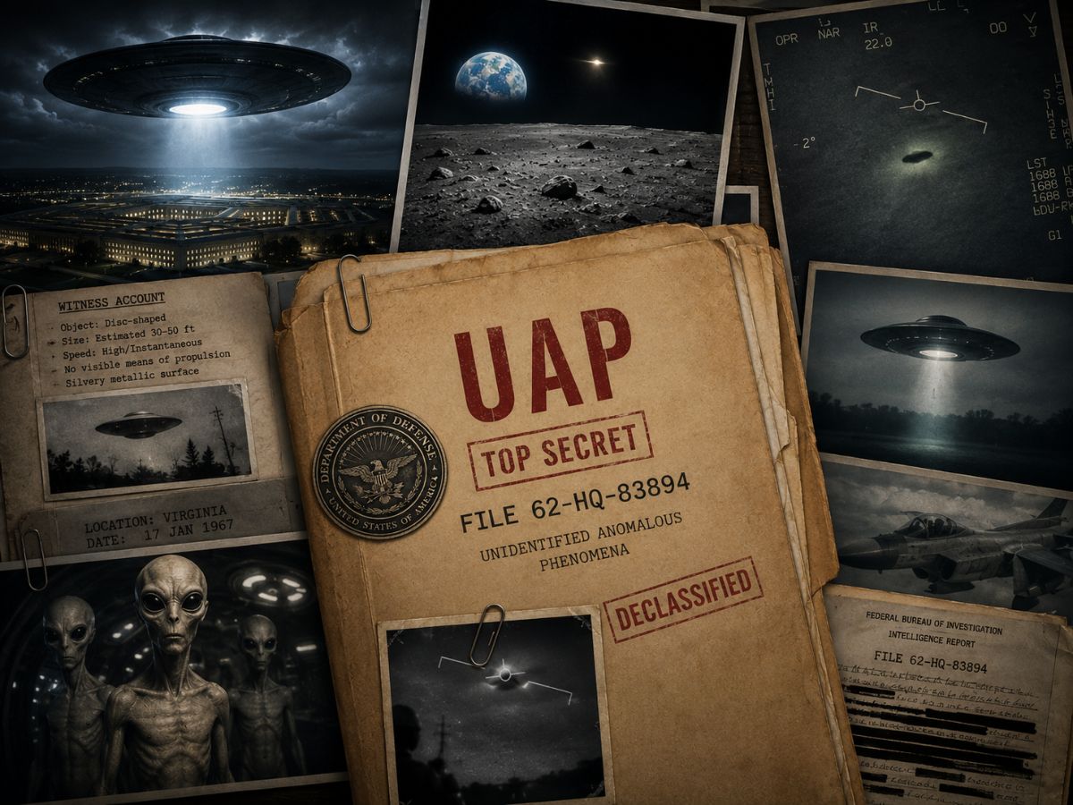 UFO file release: What's inside the 162 secret Pentagon UAP files? From ...