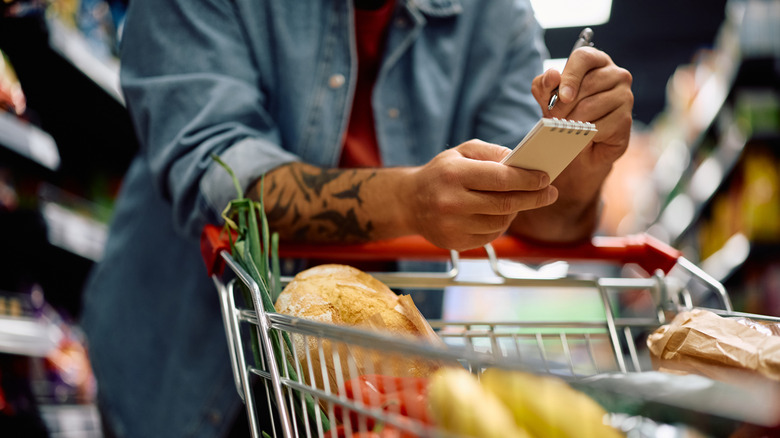 The main grocery items you should have on your list when you're on a budget