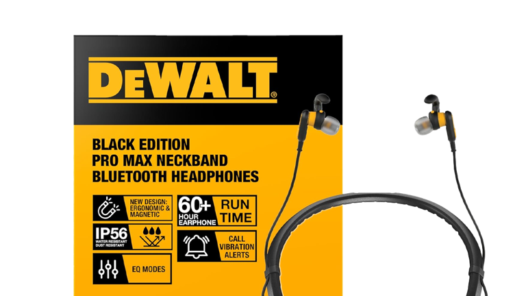 DeWalt makes heavy-duty headphones that run the entire work week, and  they're on sale
