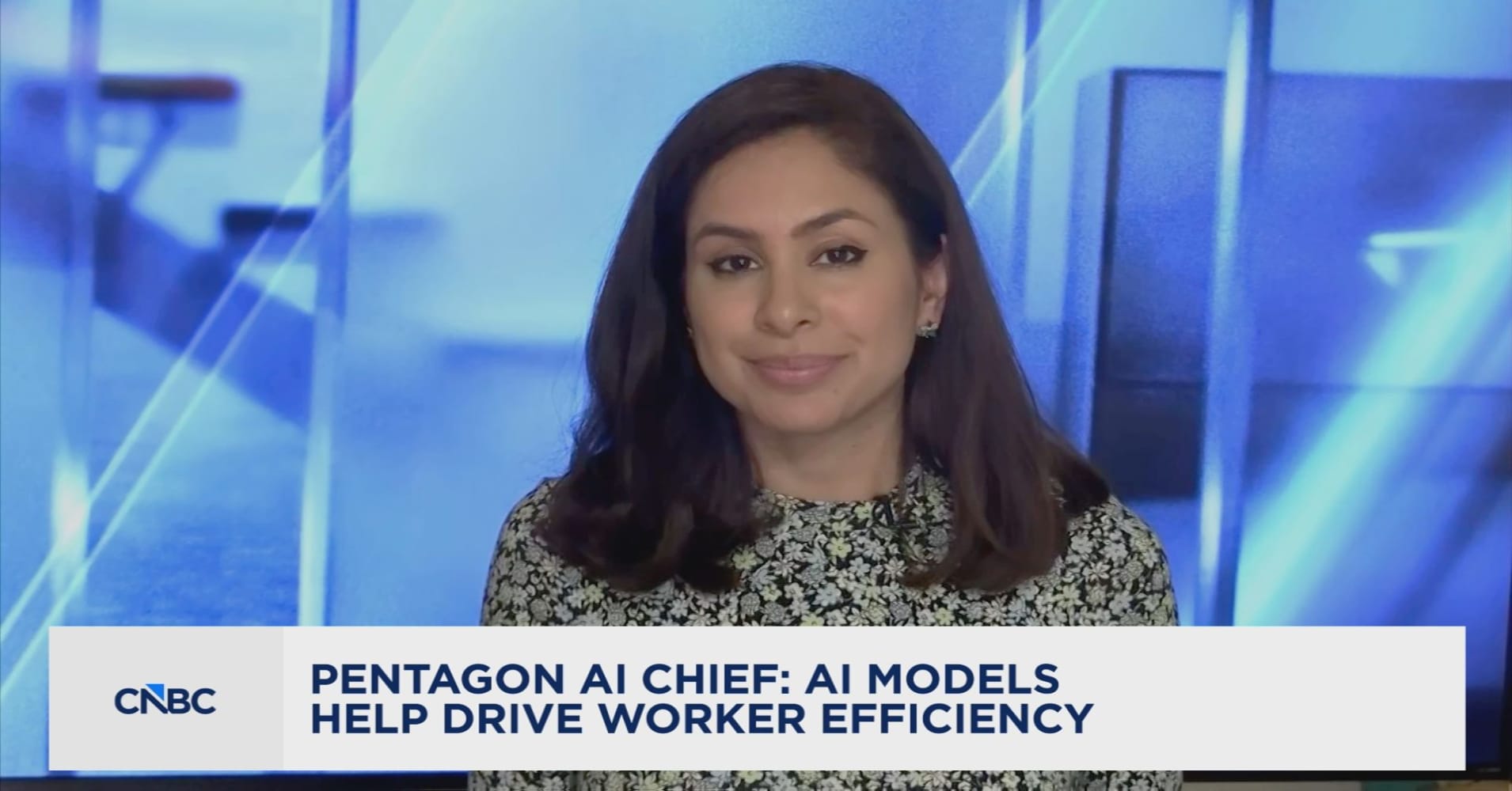 Pentagon AI chief on working with the latest AI models