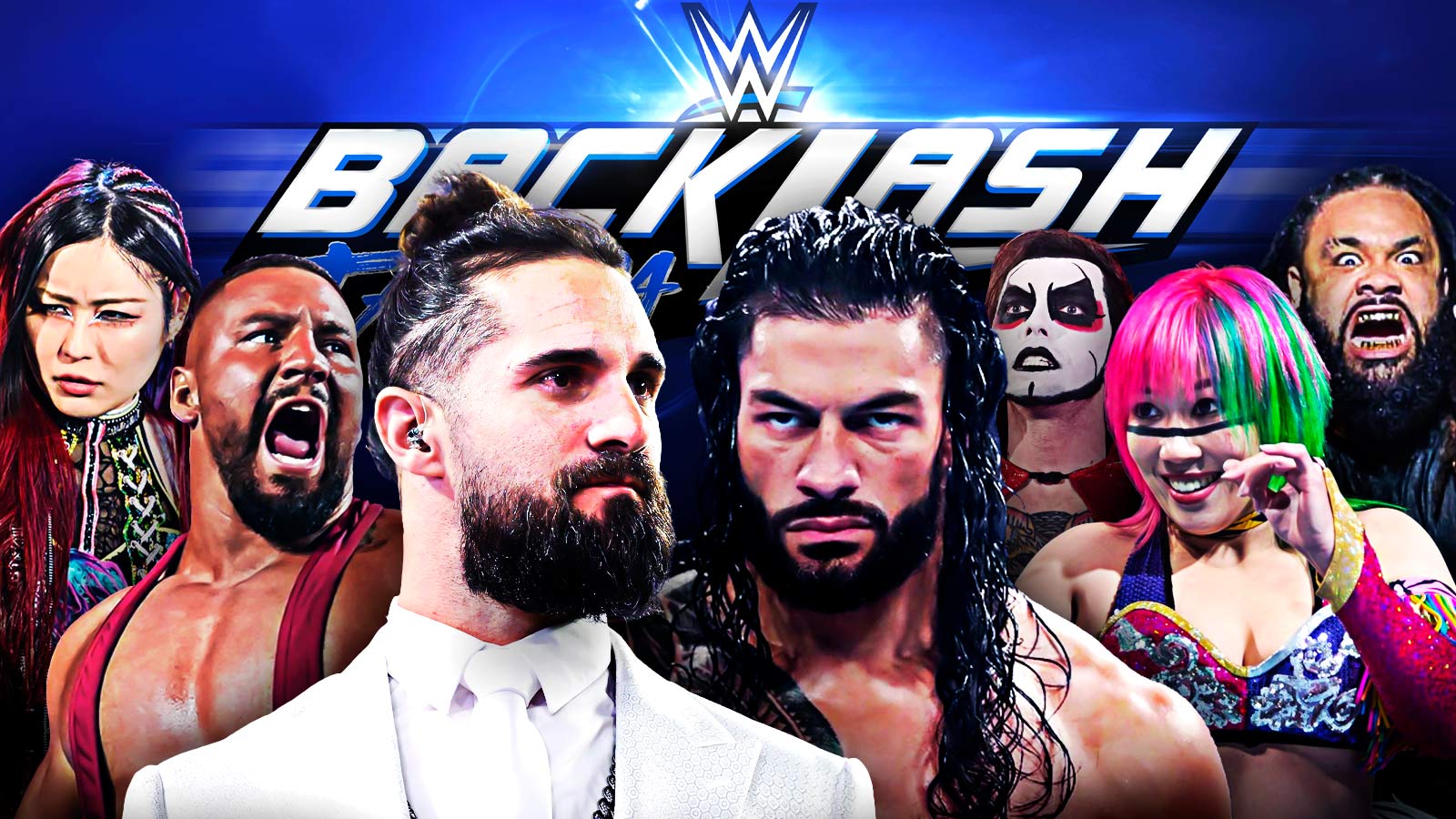 WWE Backlash 2026 match card set for Tampa