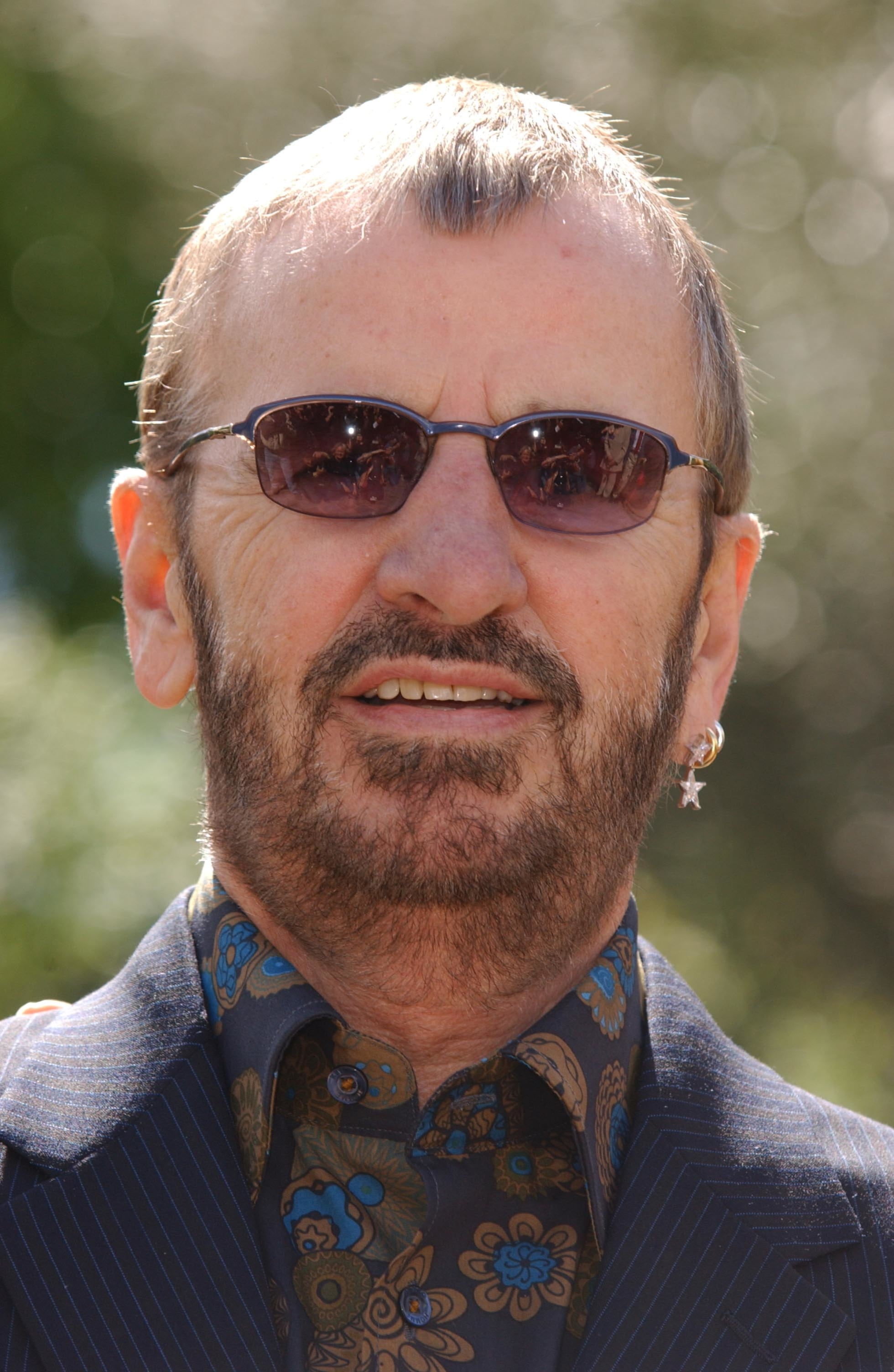 Ringo Starr attends the 2005 Chelsea Flower Show in London. (Photo by rune hellestad/Corbis via Getty Images)