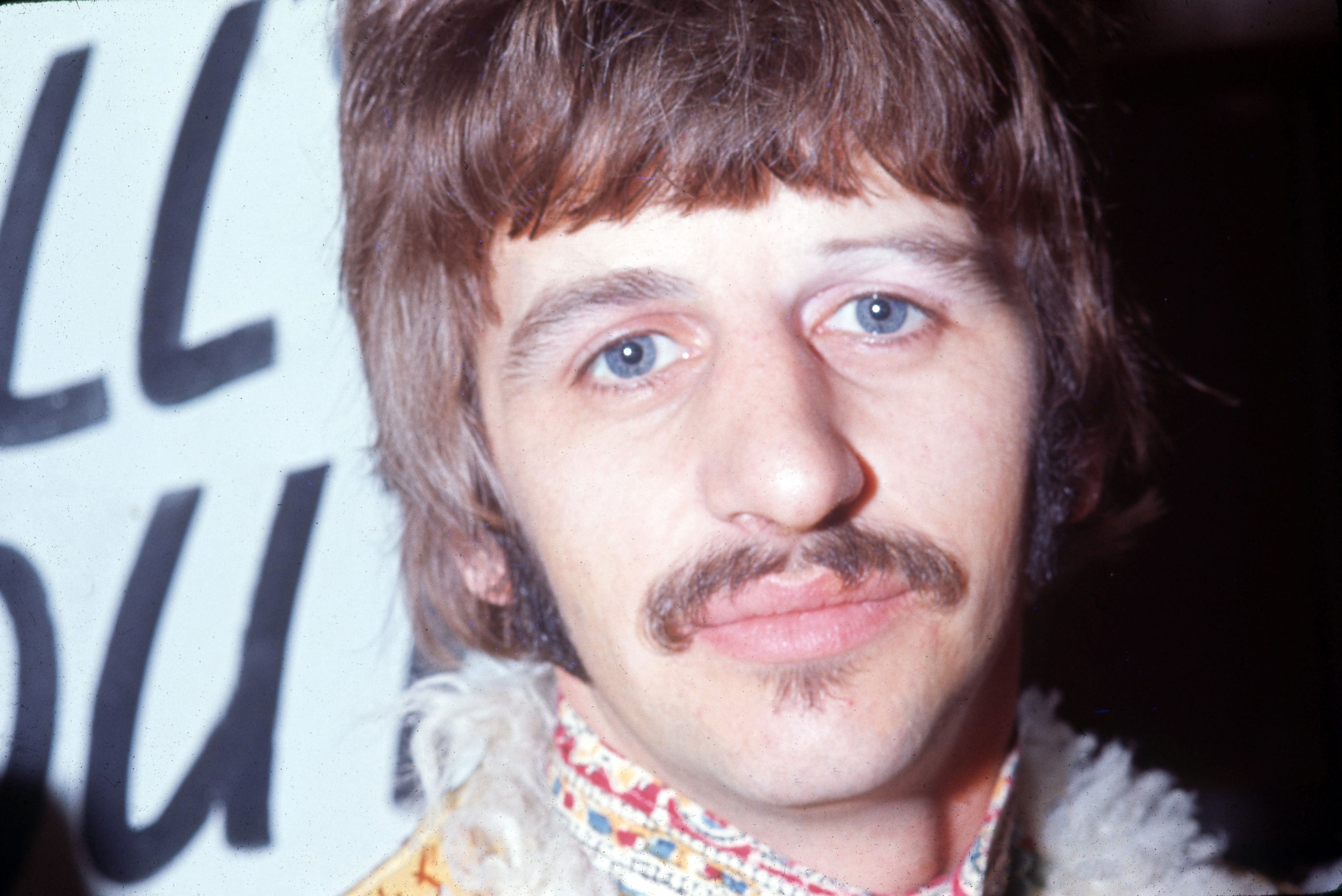 LONDON - JUNE 25: English musician and drummer for The Beatles, Ringo Starr, during their recording of